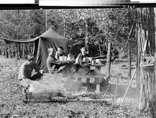 "Camping" in the Shasta Cascade Wonderland, Calif