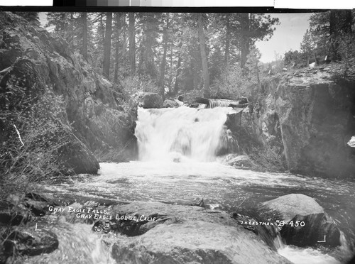 "Gray Eagle Falls," Gray Eagle Lodge, Calif