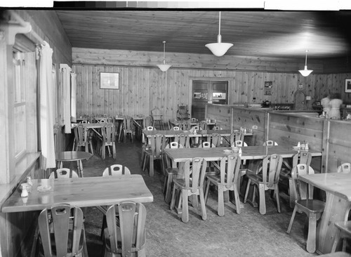 Dining Room at Mineral Lodge, Mineral, Calif