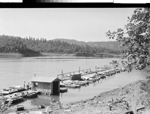 Antlers Boat Dock on Shasta Lake, Calif