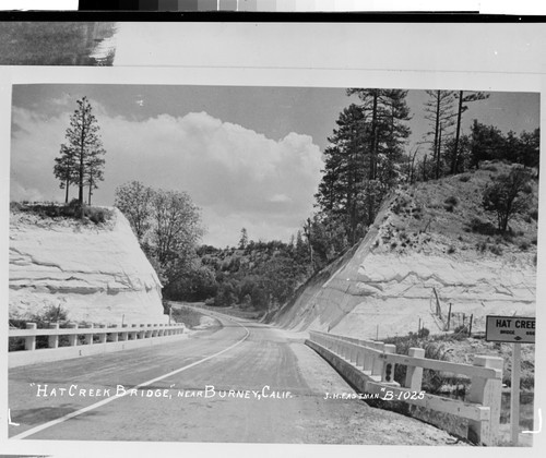 "Hat Creek Bridge," Near Burney, Calif