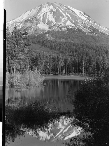 Mt. Lassen from Manzanita Lake, Calif