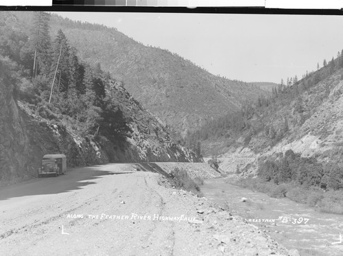 Along the Feather River Highway, Calif