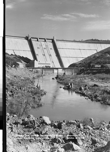 Shasta Dam on the Sacramento River near Redding, California