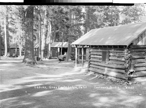 Cabins, Gray Eagle Lodge, Calif