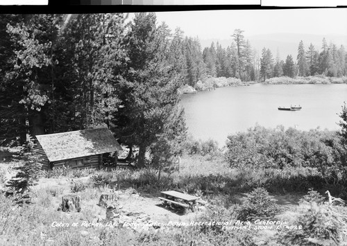 Cabin at Packer Lake Lodge, Lakes Basin Recreational Area, California