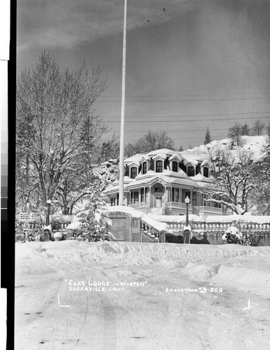 "Elk's Lodge in Winter" Susanville, Calif