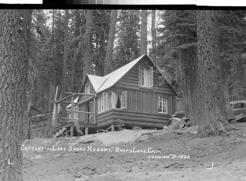 Cottage at Lake Shore Resort," Bucks Lake, Calif