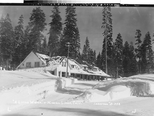 "A Little Winter," At Mineral Lodge, Calif