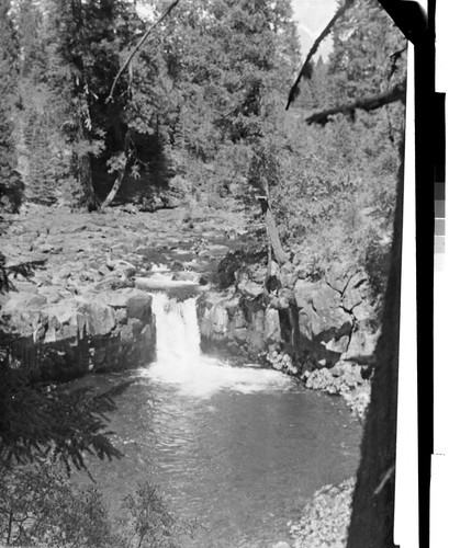 Lower Falls, McCloud River Near McCloud, Calif