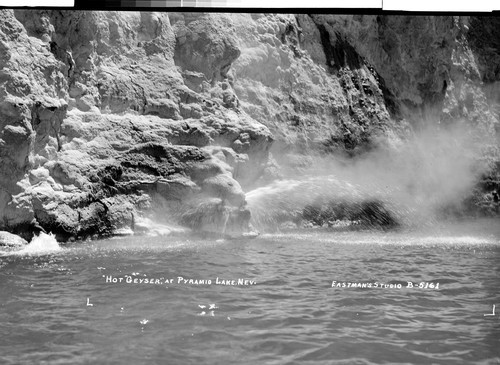 "Hot Geyser" at Pyramid Lake, Nev