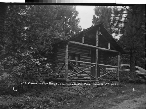 "Log Cabin" at Yuba River Inn, near Sierra City, Calif