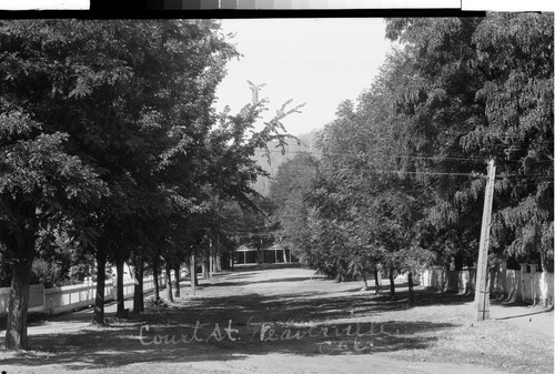 Court St. Weaverville, Cal