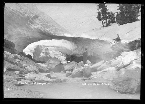 "Snow Arches" at Bumpas Hell, Lassen Park, Calif