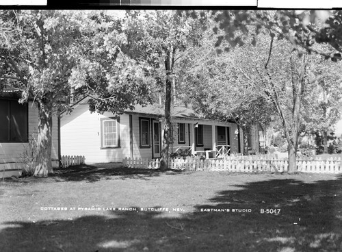 Cottages at Pyrmaid Lake Ranch, Sutcliffe, Nev