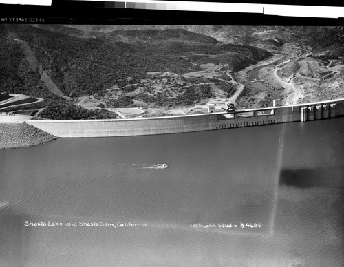 Shasta Lake and Shasta Dam, California