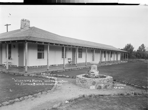 "Webster's Motel" near Oroville, Calif. On Feather River Highway, Calif