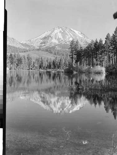 Mt. Lassen from Manzanita Lake, Calif