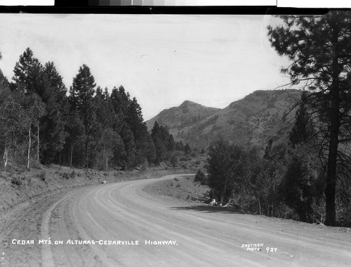 Cedar Mt's on Alturas-Cedarville Highway