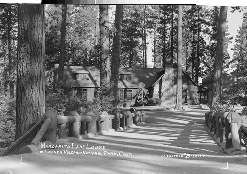 "Manzanita Lake Lodge" in Lassen Volcanic National Park, Calif