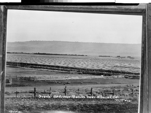 Frank McArthur Ranch near Alturas, Cal