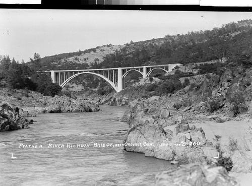 Feather River Highway Bridge, Near Oroville, Calif