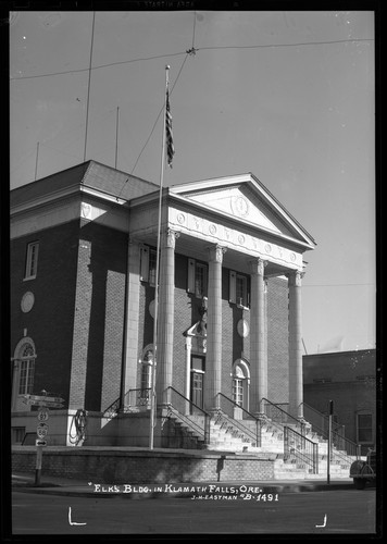 "Elk's Bldg. in Klamath Falls, Ore