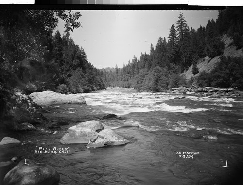 "Pitt River" Big Bend, Calif