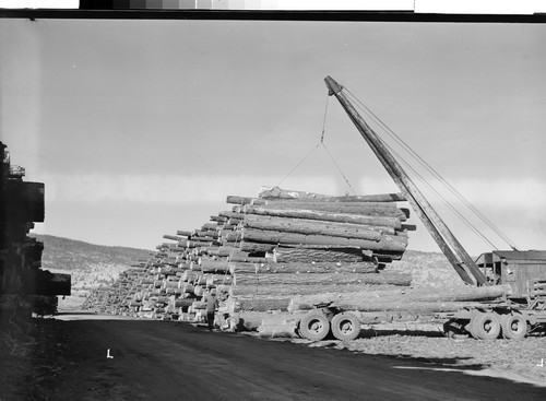 Log Deck at Susanville, Calif