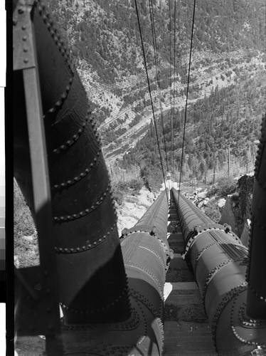 Penstocks to Bucks Creek Power House in the Feather River Canyon