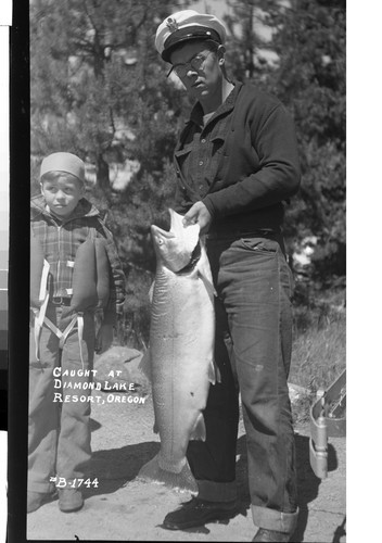 Caught at Diamond Lake Resort, Oregon