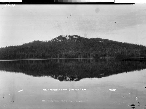 Mt. Harkness from Juniper Lake