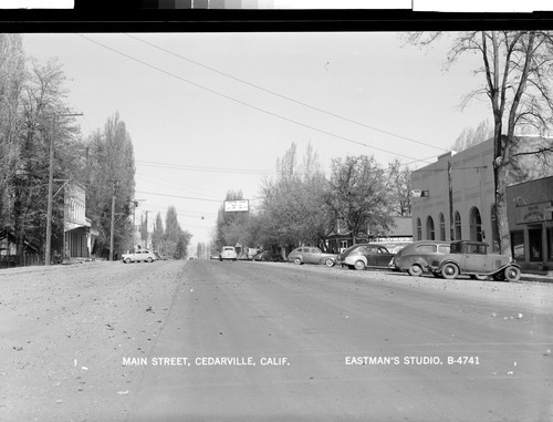 Main Street, Cedarville, Calif
