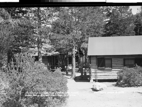 Browning's Log Cabins at Sardine Lake Resort, Lakes Basin Recreational Area, California