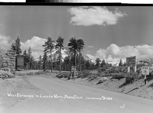 West Entrance to Lassen Nat'l. Park, Calif