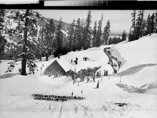 Winter Sports in Lassen Park near Mineral, Calif