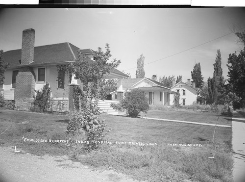 "Employee's Quarters" - Indian Hospital - Fort Bidwell, Calif