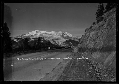 "Mt. Eddy," From Highway #99 near Mt. Shasta City, Calif