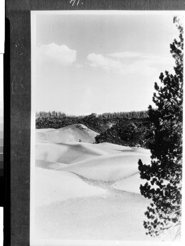 Sand Dunes and Lava from Cinder Cone