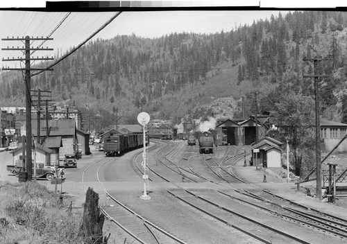 Railroad Tracks at Dunsmuir, Calif