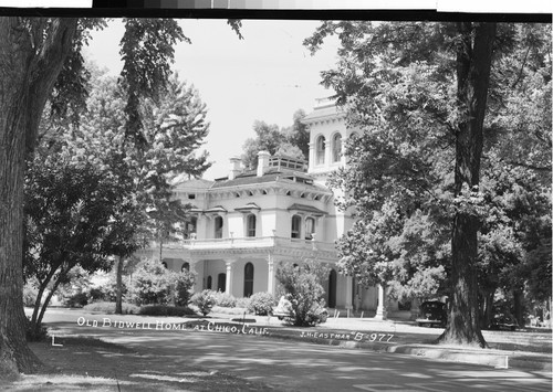 Old Bidwell Home at Chico, Calif