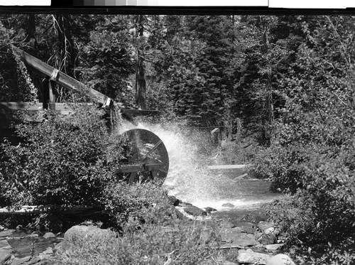 Old Water Wheel, Gray Eagle Lodge