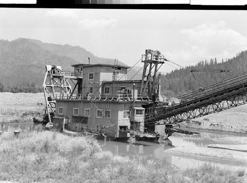 Gold Dredger near Happy Camp, Calif