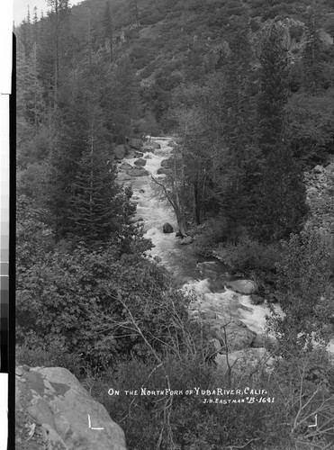 On the North Fork of Yuba River, Calif