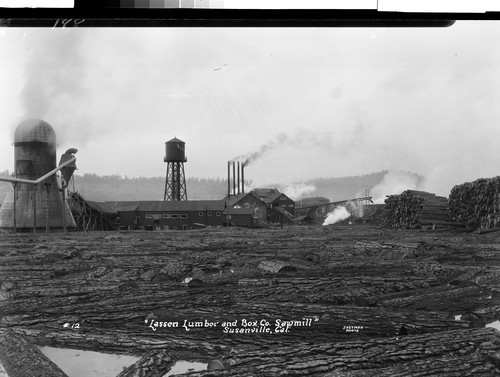 "Lassen Lumber and Box Co. Sawmill" Susanville, Cal