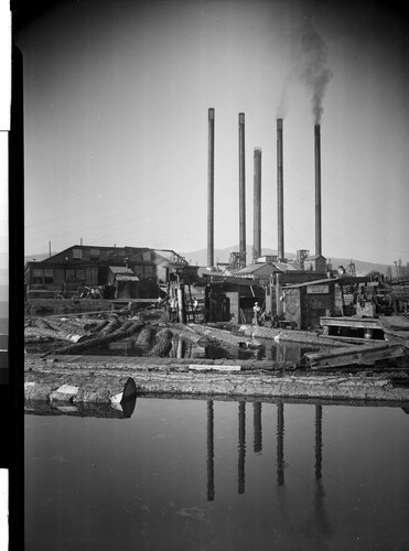 The Business end of Mill at Westwood, Calif