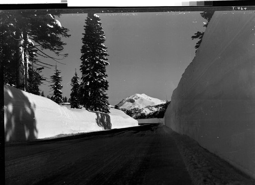 Mt. Lassen in Winter from Loop Highway