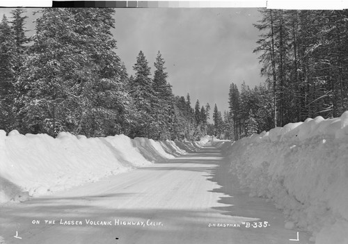 On the Lassen Volcanic Highway, Calif