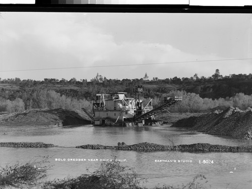 Gold Dredger near Chico, Calif