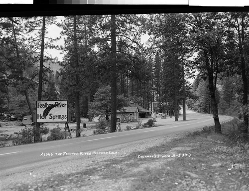 Along the Feather River Highway, Calif